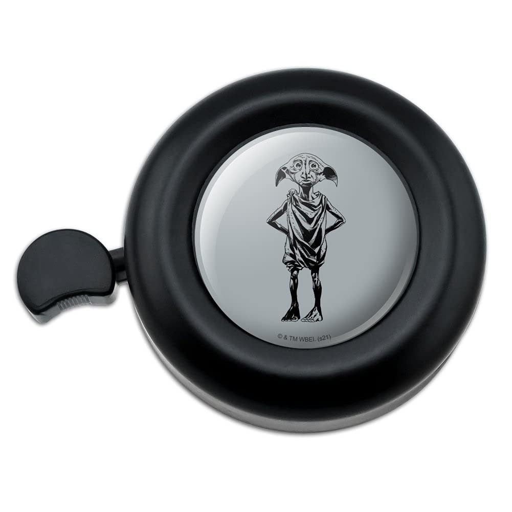 Harry Potter Dobby Bike Bell - Cute Character Bicycle Handlebar Bell for Kids & Adults - Perfect for Harry Potter Fans, Cycling Enthusiasts & Themed Bike Accessories