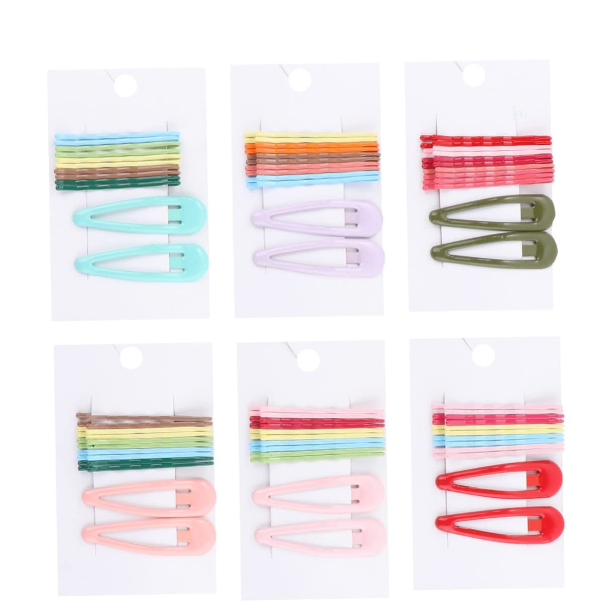 FRCOLOR 1 Set Blush Hair Clips for Women - Decorative Hairpins, Colorful Hair Accessories, Strawberry & Carrot Design Hair Clips Combo for Girls, Teens, Women - Perfect for Parties, Weddings, Daily Styling