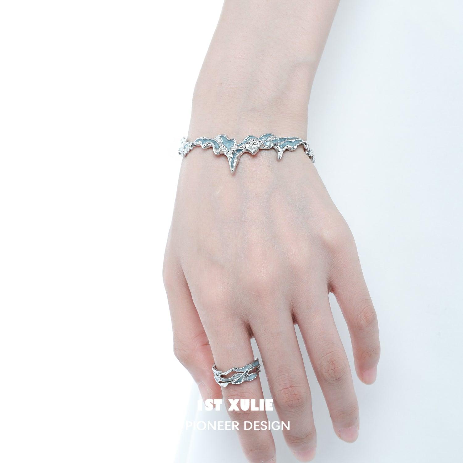 18k Platinum Plated Pull Out Chain Bracelet for Women - Elegant Adjustable Jewelry Gift for Birthday, Anniversary & Special Occasions