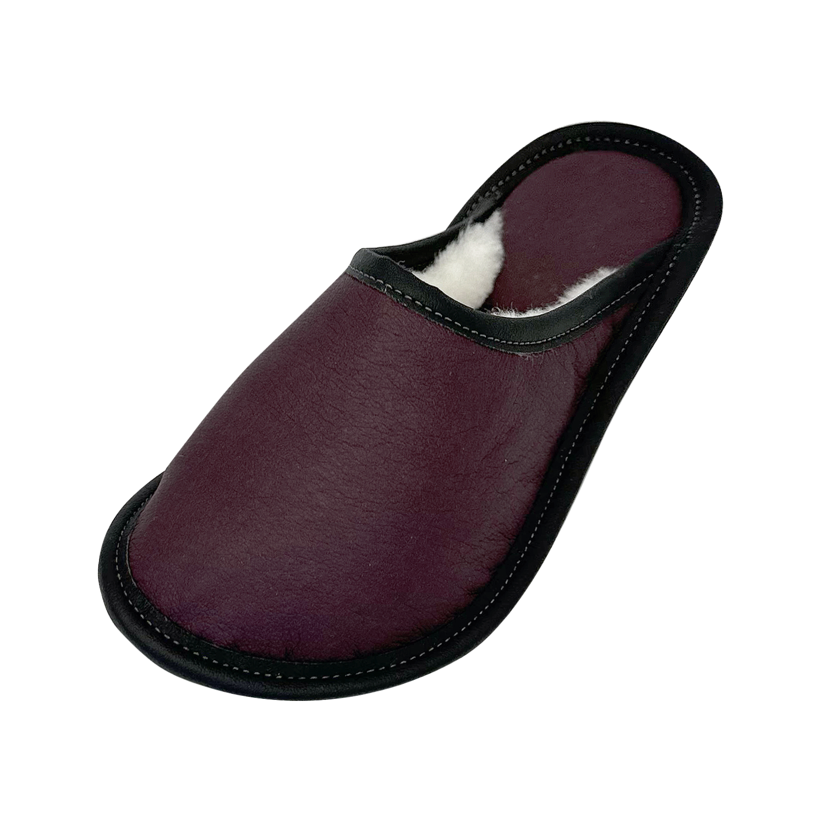 Ultralight Women's Sheepskin Slip-On Mule Slippers - Cozy House Shoes for Indoor Comfort & Relaxation