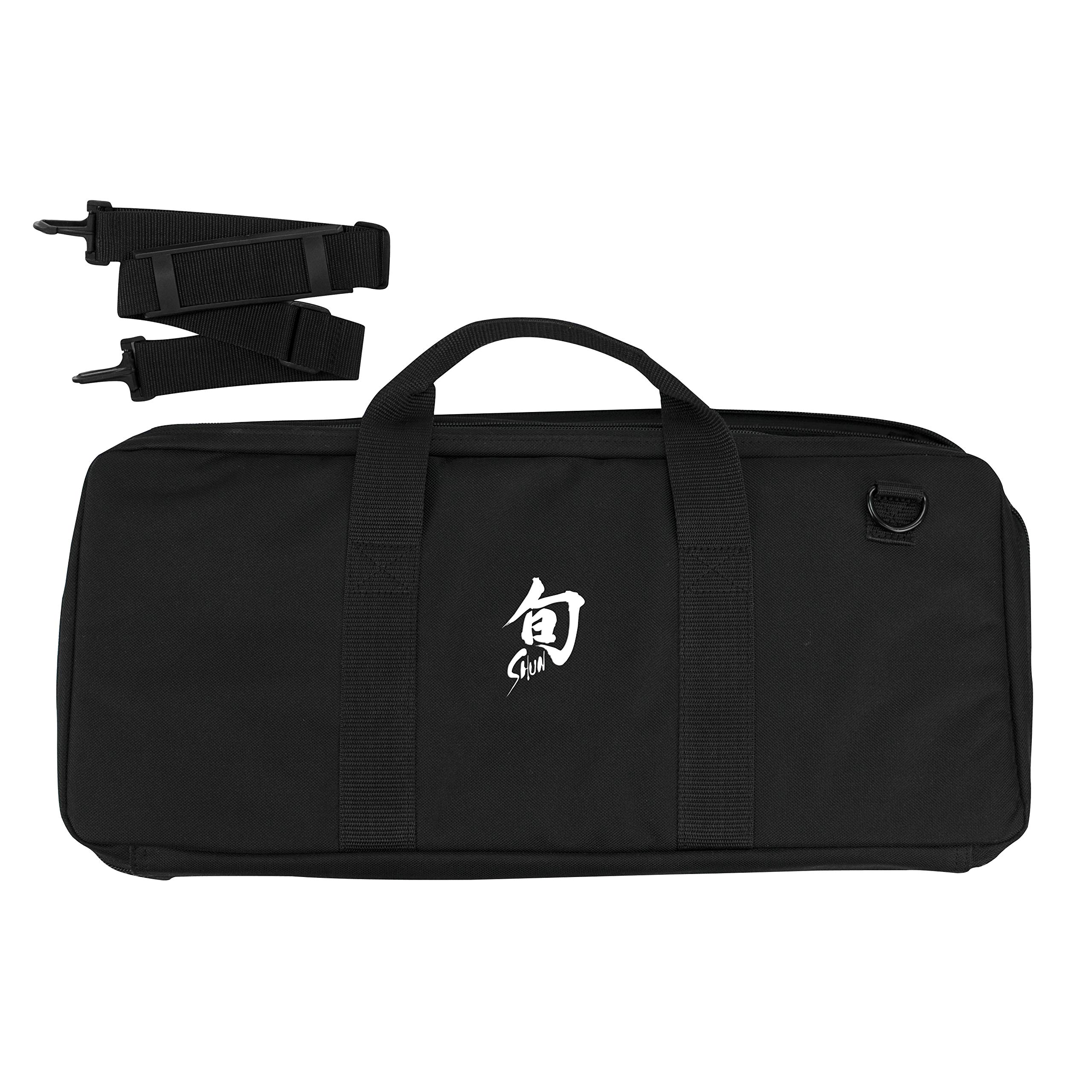 Shun Knife Roll - 20 Slot Professional Kitchen Knife Holder & Carrying Case for Chefs & Culinary Students | Durable Construction | Perfect for Cooking Classes, Restaurant Work & Travel