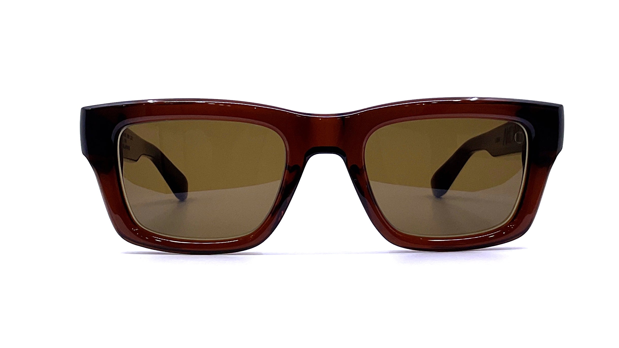 Akoni Libra Sunglasses - Dark Crystal Brown Polarized Lenses for UV Protection - Perfect for Outdoor Sports, Driving & Fashion Accessories