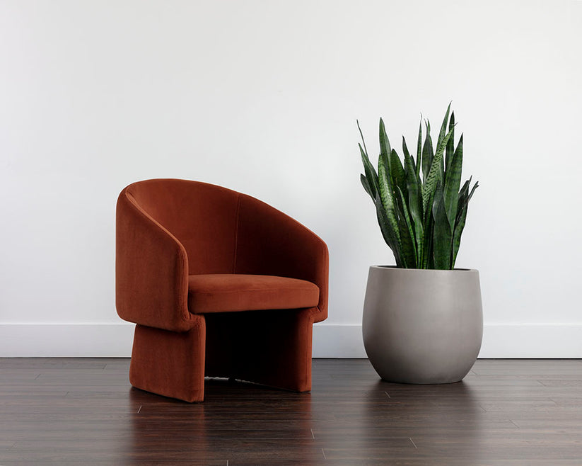 Lauryn Lounge Chair - Modern Rust-Resistant Outdoor Patio Furniture for Garden, Poolside & Backyard Relaxation