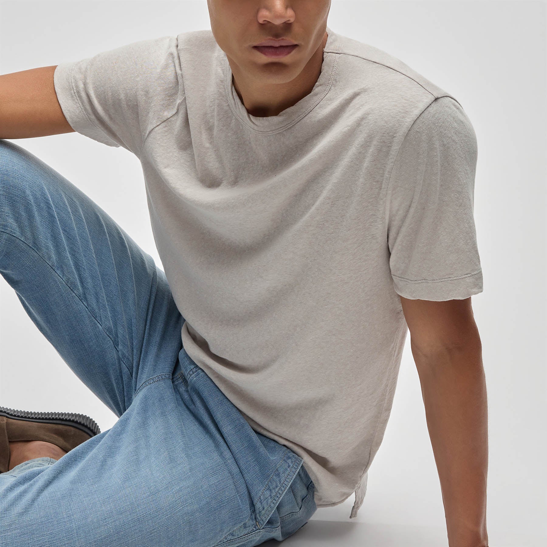 Soft Cotton Jersey Crew Neck T-Shirt for Men & Women - Comfortable & Breathable Casual Wear - Perfect for Everyday Use, Gym, and Lounge