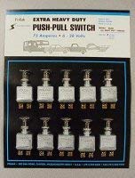 35-306 Push-Pull Switches Display Board - 1 Pack for Electrical Control Panels & DIY Projects | Durable Switch Panel for Industrial & Home Use
