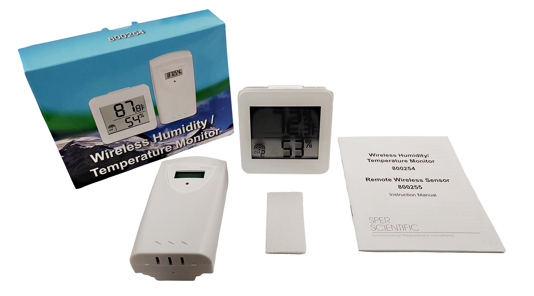 High Accuracy Additional Temperature Sensor for Home, Kitchen, and Industrial Use - Digital Thermometer Probe for HVAC, Refrigerators, and Food Safety Monitoring