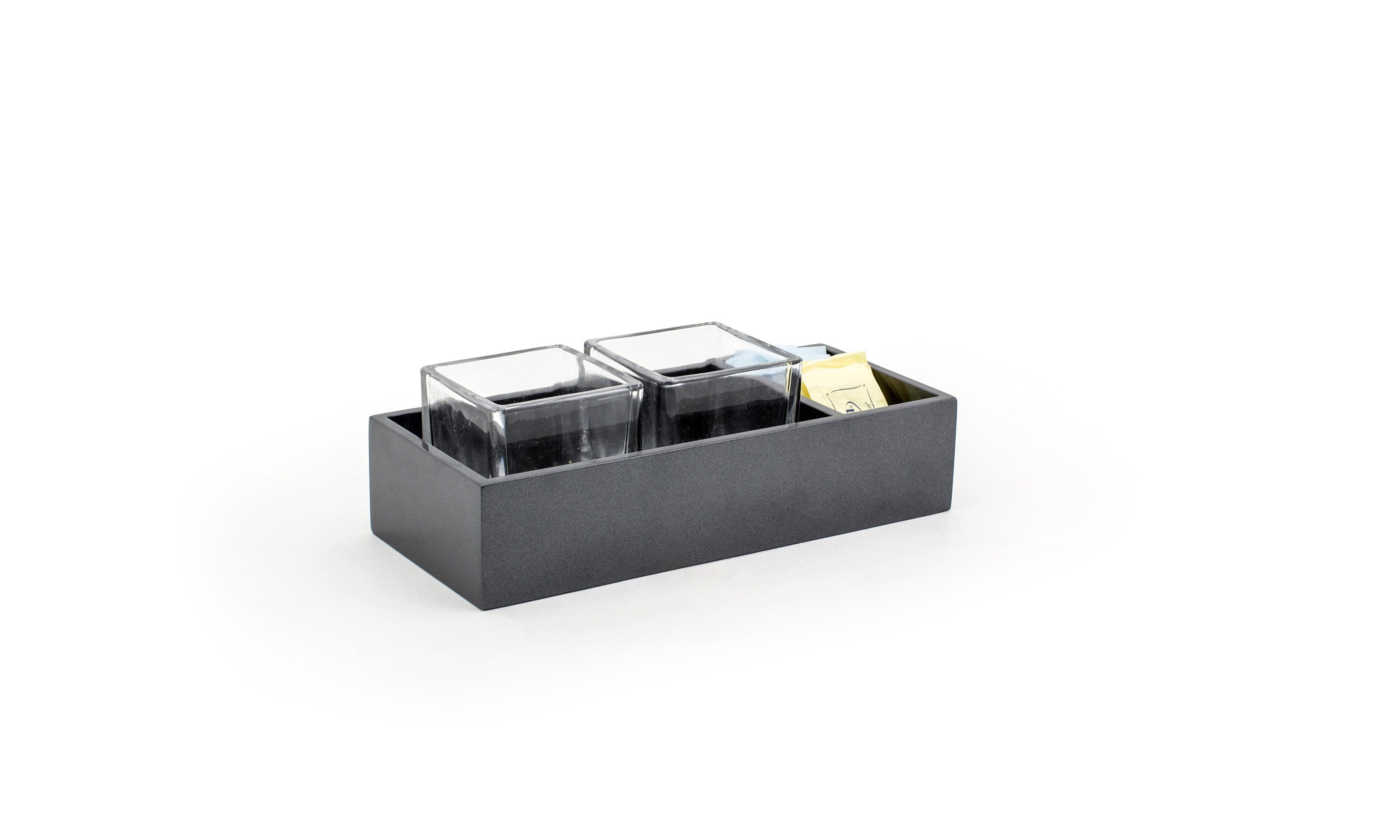 FOH New York Jewelry Organizer - 9 x 4 Inch Accessory Holder with 6 Compartments | Perfect for Necklace, Bracelet & Earring Storage in Bedroom or Bathroom
