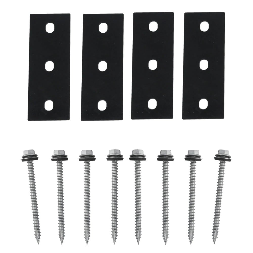 Rich Solar Tilt Mount for Solar Panels - Adjustable Angle Bracket for RV, Boat & Off-Grid Power Systems | Perfect for Home Solar Installation & Outdoor Energy Solutions