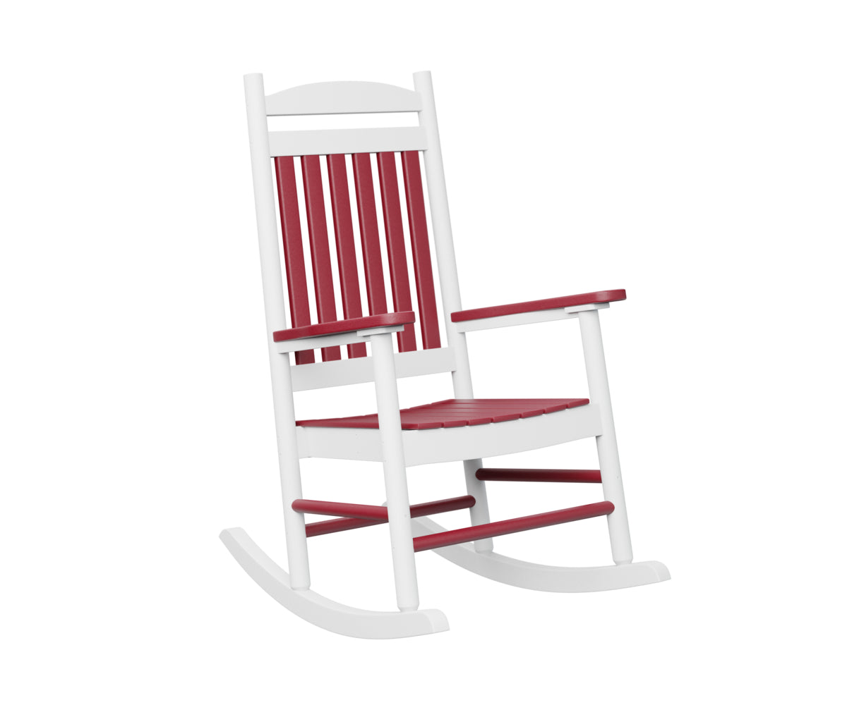 Berlin Gardens Porch Rocker - Classic Wooden Rocking Chair for Outdoor Patio, Garden & Front Porch - Perfect for Relaxing, Reading & Enjoying Nature