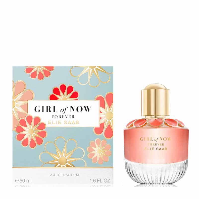 Elie Saab Girl of Now Forever Eau de Parfum for Women - Floral Oriental Perfume | Long-Lasting Luxury Fragrance for Date Night & Special Occasions