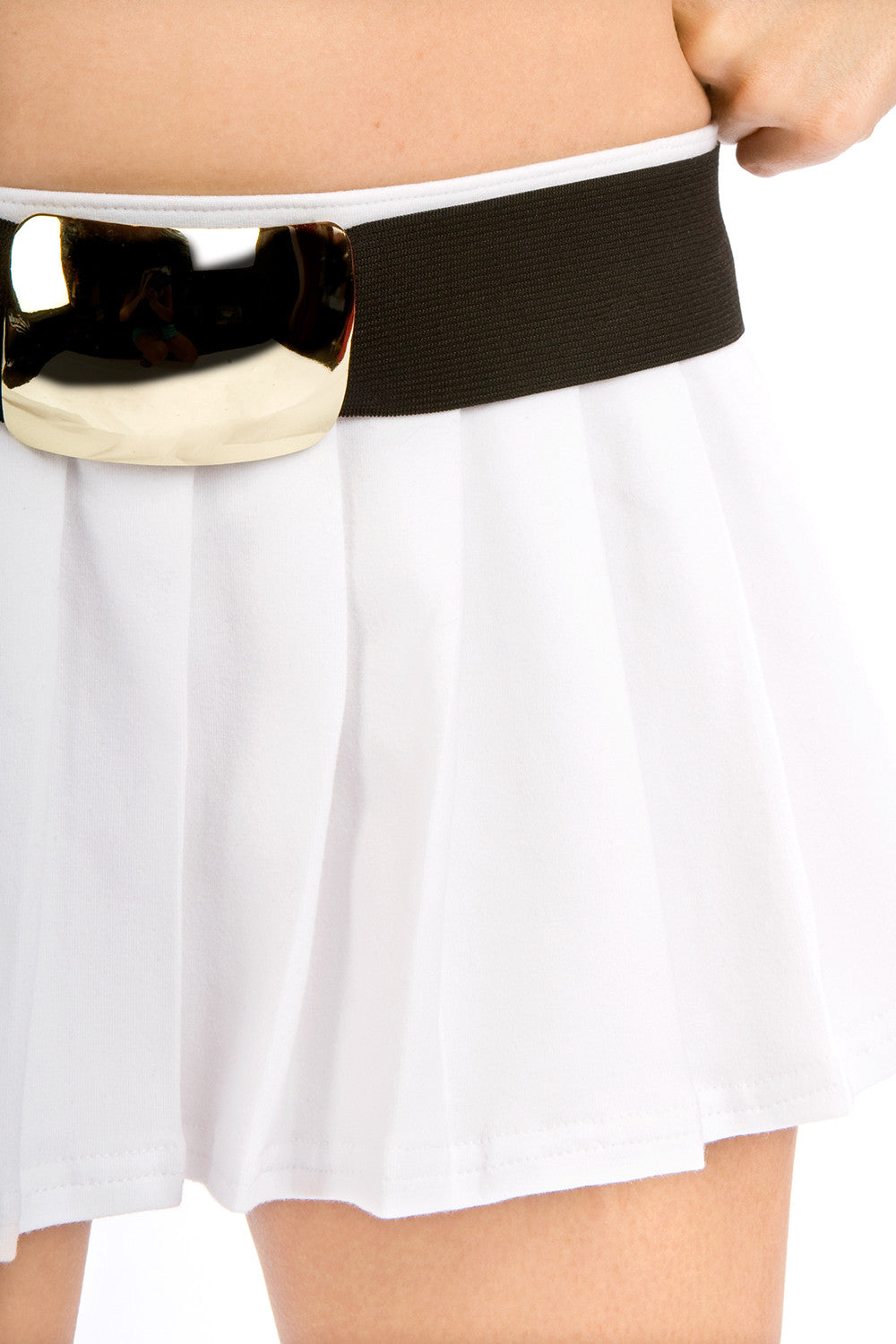 Majorette Skirt with Adjustable Belt - High Waisted Dance Skirt for Cheerleading & Performance - Perfect for Marching Band, Dance Teams & Costumes
