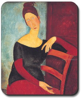 Modigliani Art Plates Mouse Pad - Non-Slip Desk Mat for Computers & Laptops - Perfect for Office, Gaming & Home Workspace