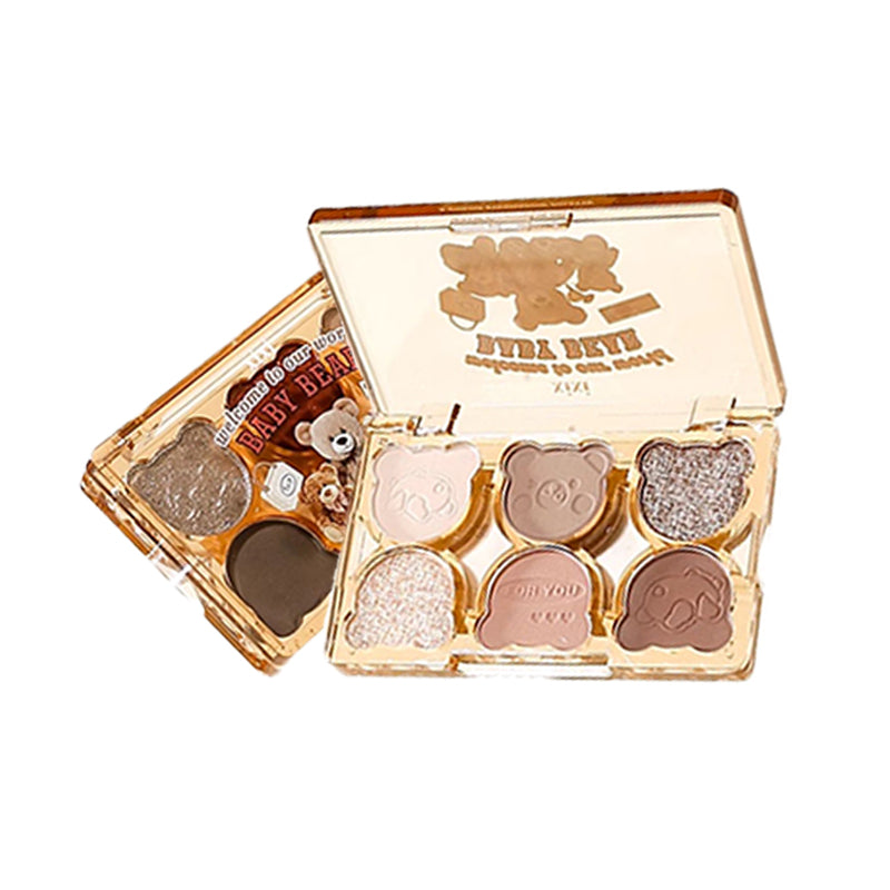 XIXI Professional 6-Color Eyeshadow Palette - Highly Pigmented, Long-Lasting Makeup for Day & Night Looks - Perfect for Office, Party & Special Occasions