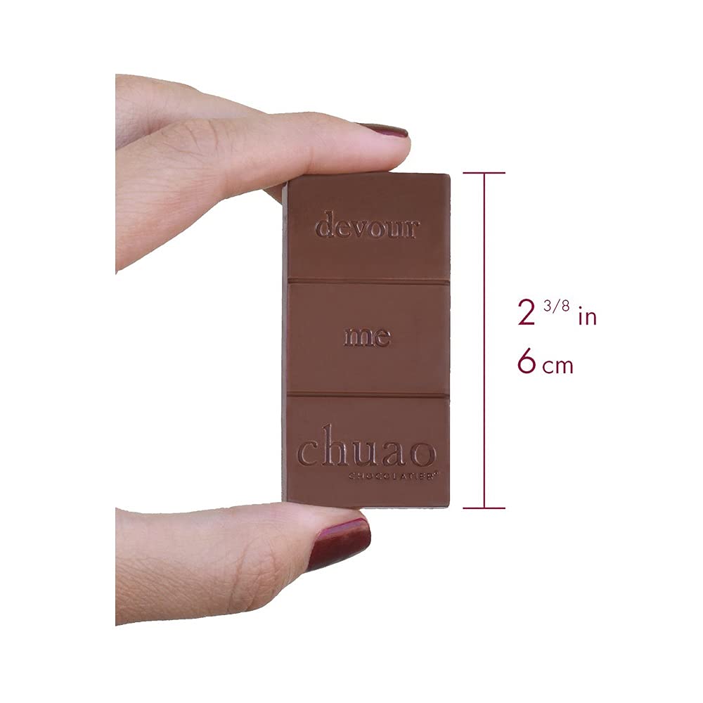 Chuao Chocolatier Gourmet Milk Chocolate Mini Bars with Sea Salt - Sweet & Salty No Preservatives European Chocolate (100 Pack) - Perfect for Gift Baskets, Corporate Gifts, Birthday Presents for Women & Men