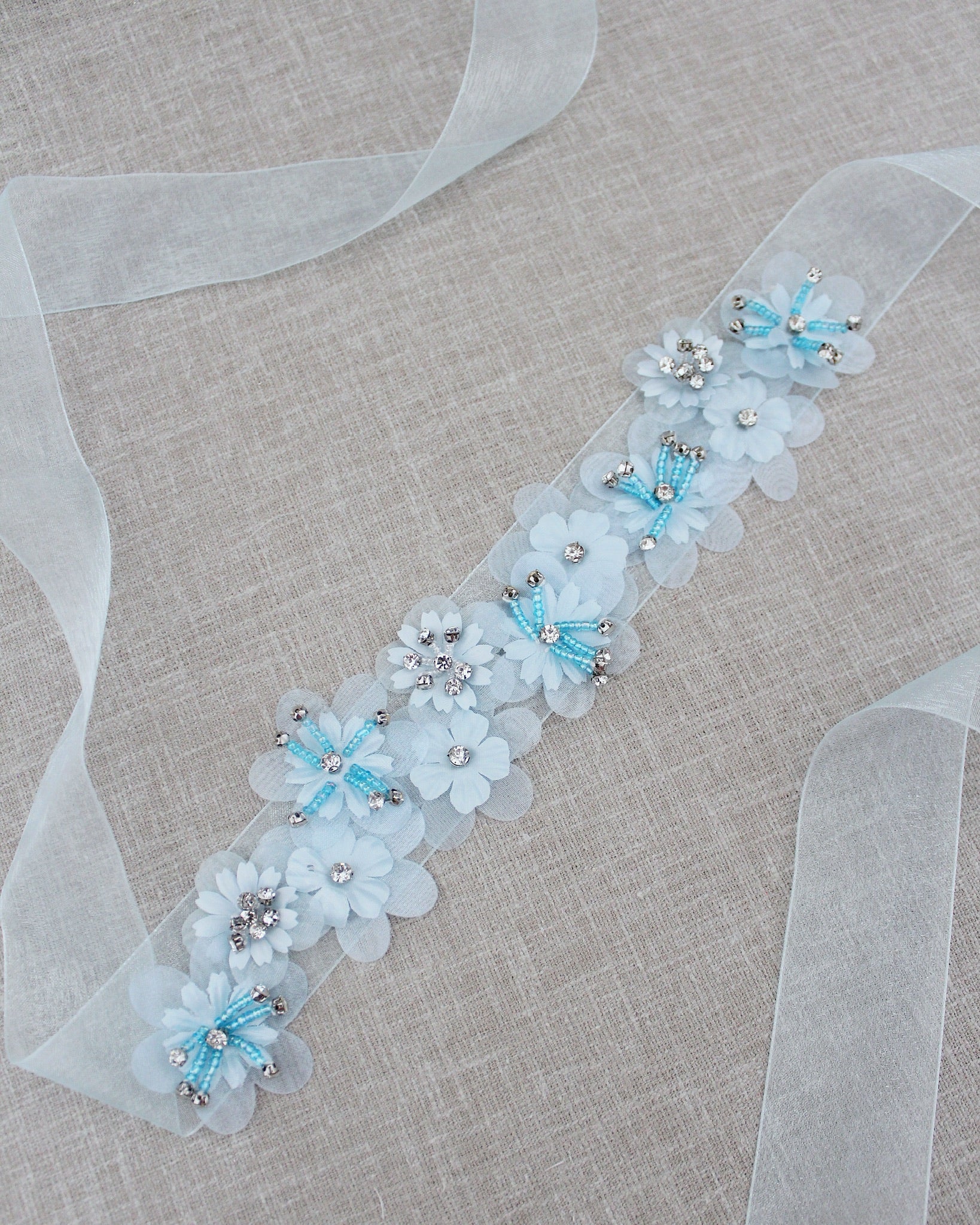 Light Blue Organza