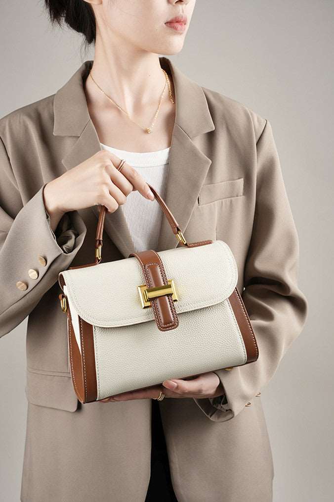 Stylish Women's Genuine Leather Handbag - Perfect for Work, Travel & Everyday Use