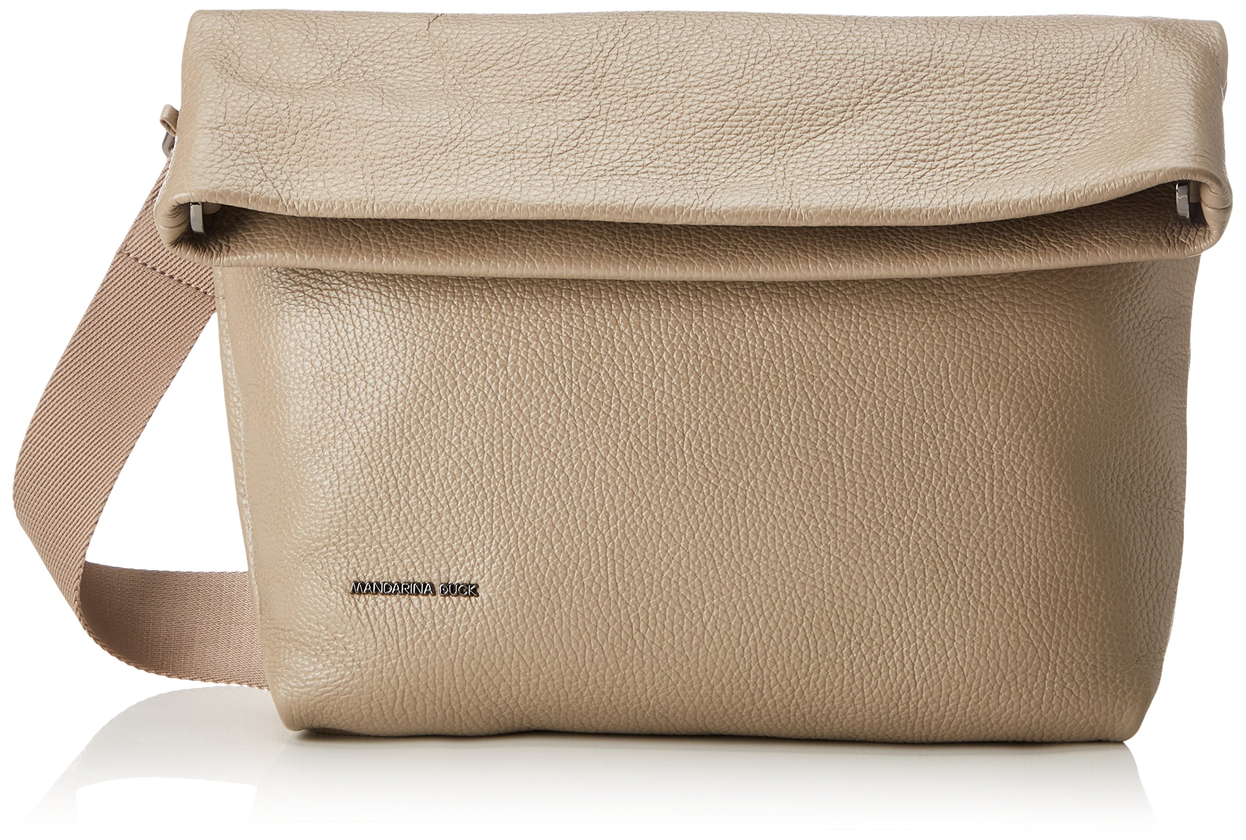 Mandarina Duck Women's Mellow Leather Crossbody Bag - Stylish Shoulder Purse for Everyday Use, Work & Travel