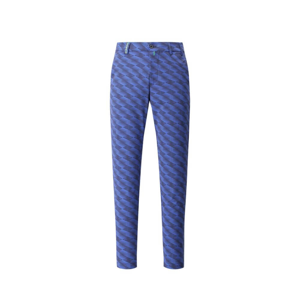 4-Way Stretch Welt Pocket Printed Trousers for Women - Comfortable & Stylish Casual Pants - Perfect for Work, Travel & Everyday Wear