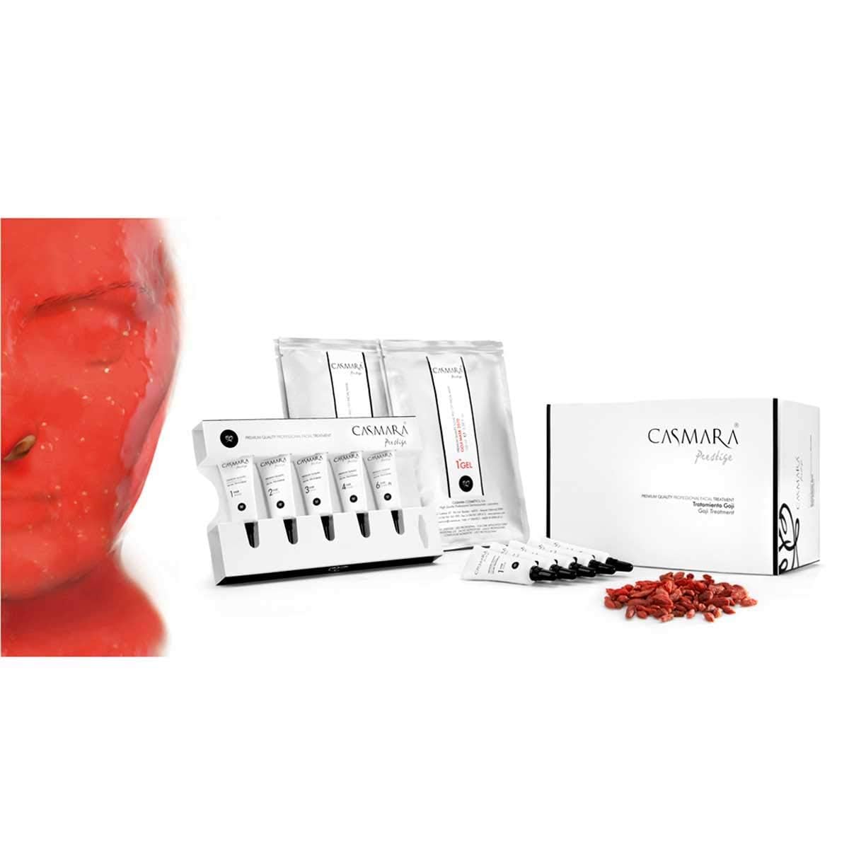 Casmara Goji Treatment Unisex Facial Kit - Anti-Oxidant Facial Care for Glowing Skin | Perfect for Spa Nights & Self-Care Routines