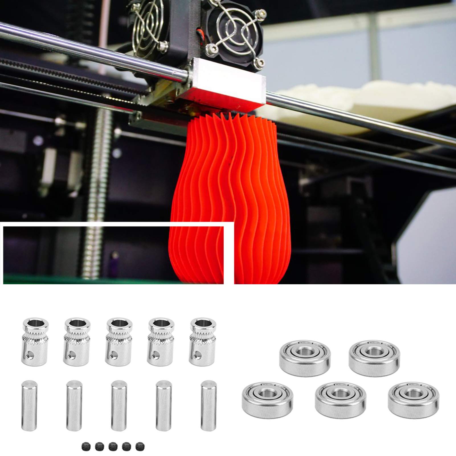 High-Quality 3D Printer Ball Bearings - Durable Steel Wear Bearings for Smooth 3D Printing | Perfect for DIY 3D Printer Maintenance & Upgrades