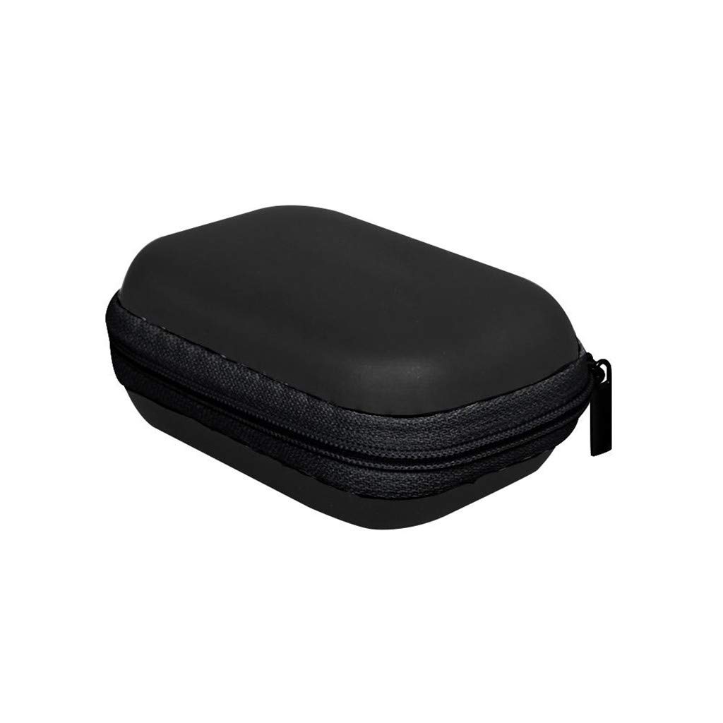**Portable Finger Pulse Oximeter Protective Case - Reusable Storage Pouch for Fingertip Oximeter - Black Organizer Bag for Travel, Home & Medical Use**