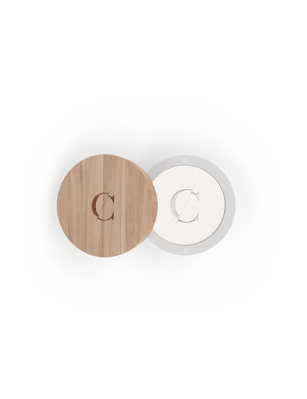 Couleur Caramel Eyeshadow 025 Pearl White - Vegan Makeup for Party & Daily Use