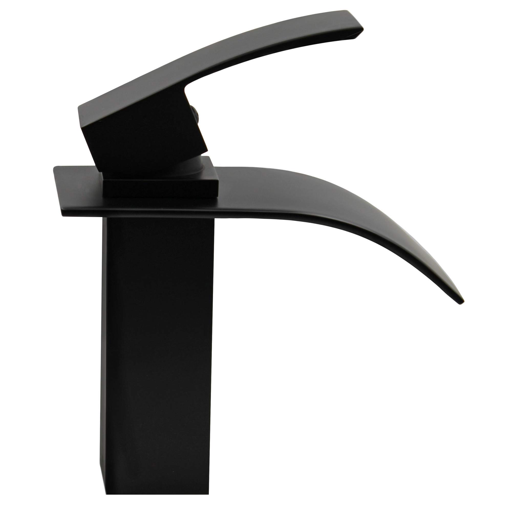 Miseno ML531 Remi 1.2/2.2 GPM Single Hole Waterfall Bathroom Faucet in Polished Chrome - Modern Sink Faucet for Bathroom Vanity, Powder Room & Guest Bath Decor