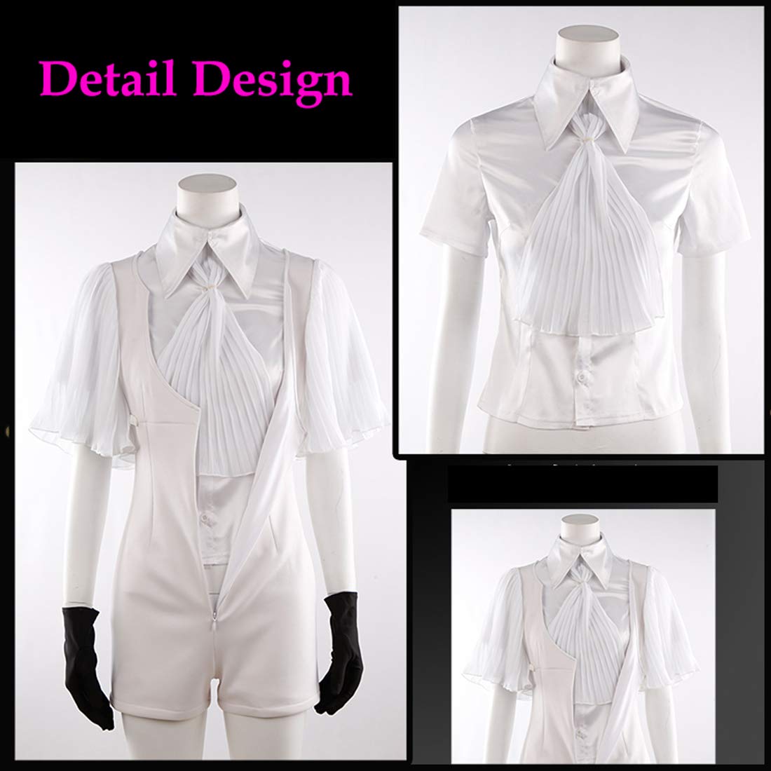 Nuoqi Land of the Lustrous Cosplay Costume for Women - Anime Gems Full Set (XX-Large, Phosphophyllite Moon Outfit) | Perfect for Halloween, Comic Con & Cosplay Events