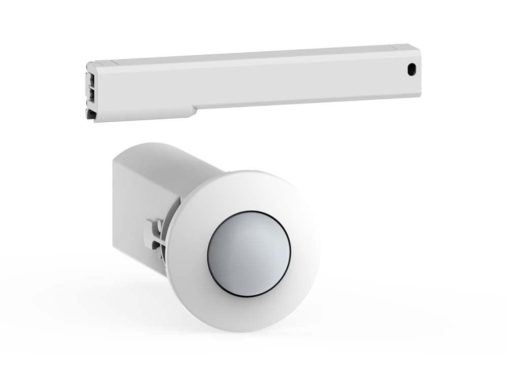Dinuy DM.TEC.000 - Mini Recessed Ceiling Detector for Home Security | Motion Sensor Alarm System for Indoor Use in Hallways, Bedrooms & Offices