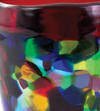 PRE ORDER Set of Six Mirage Red Glasses - Perfect for Parties, Weddings & Home Decor