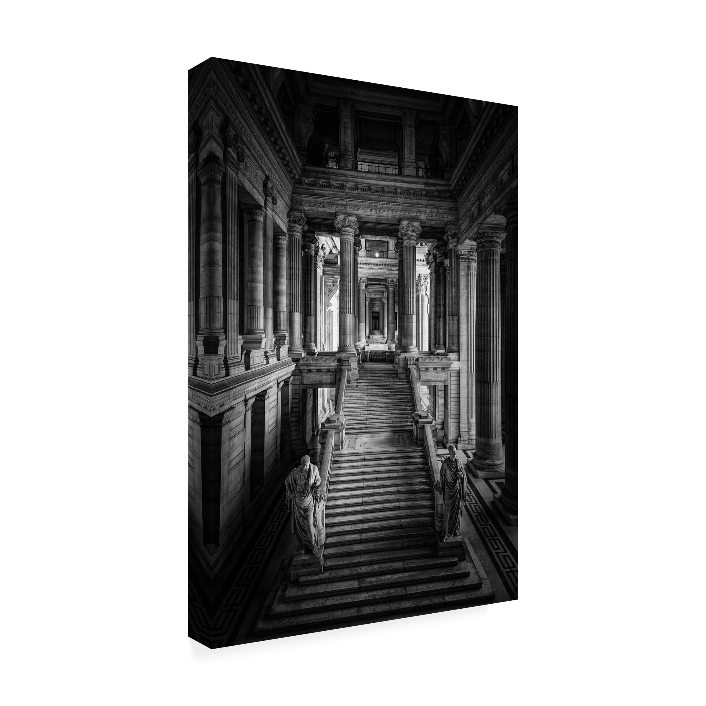 Peter Pfeiffer 'Striking Stairway' Canvas Wall Art Print - Modern Home Decor for Living Room, Bedroom & Office | Trademark Fine Art Collection