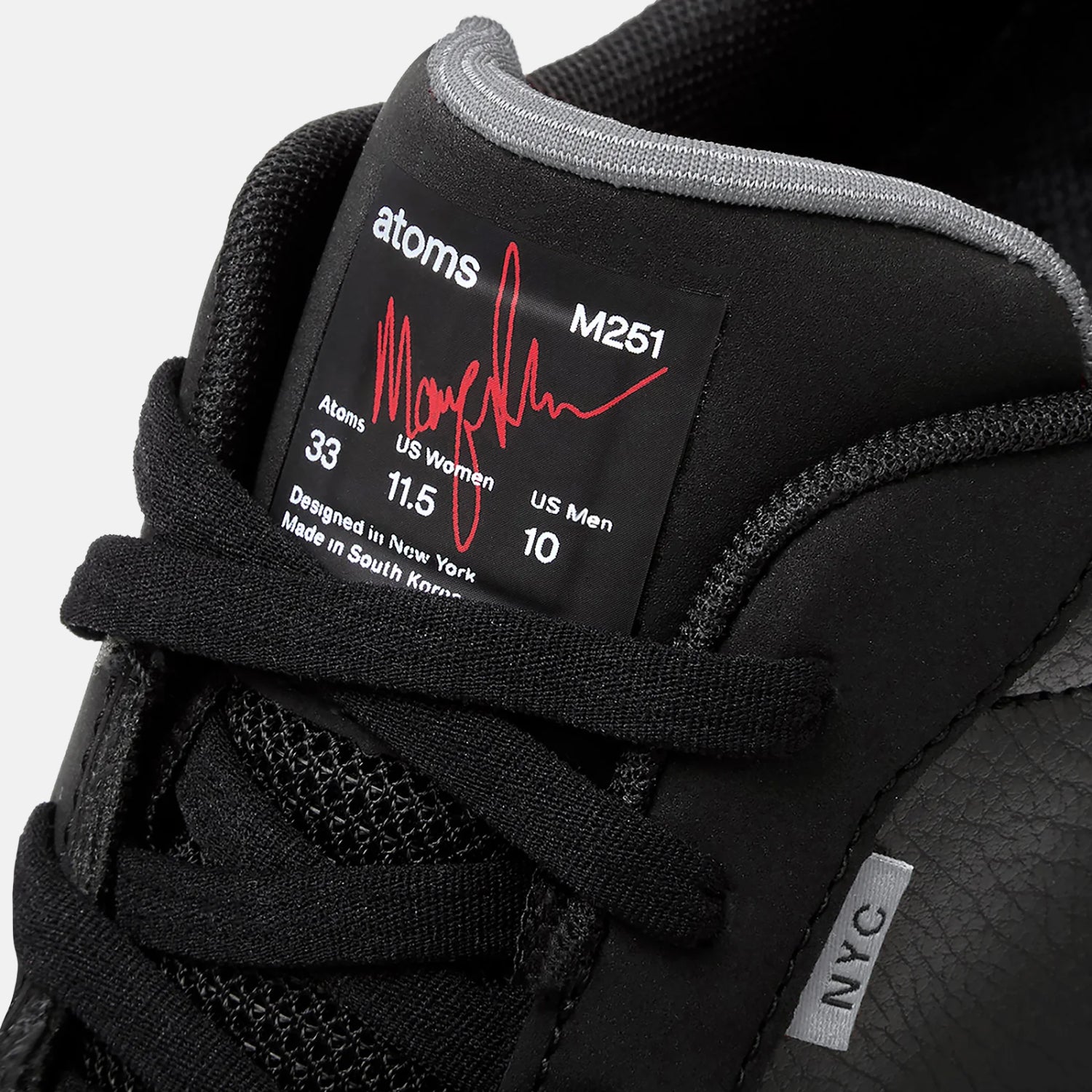 Atoms 251 Low Sneakers - Gray & Black Men's Casual Shoes + Ridge Wallet Bundle | MKBHD Edition | Perfect for Everyday Wear & Dark Mode Style