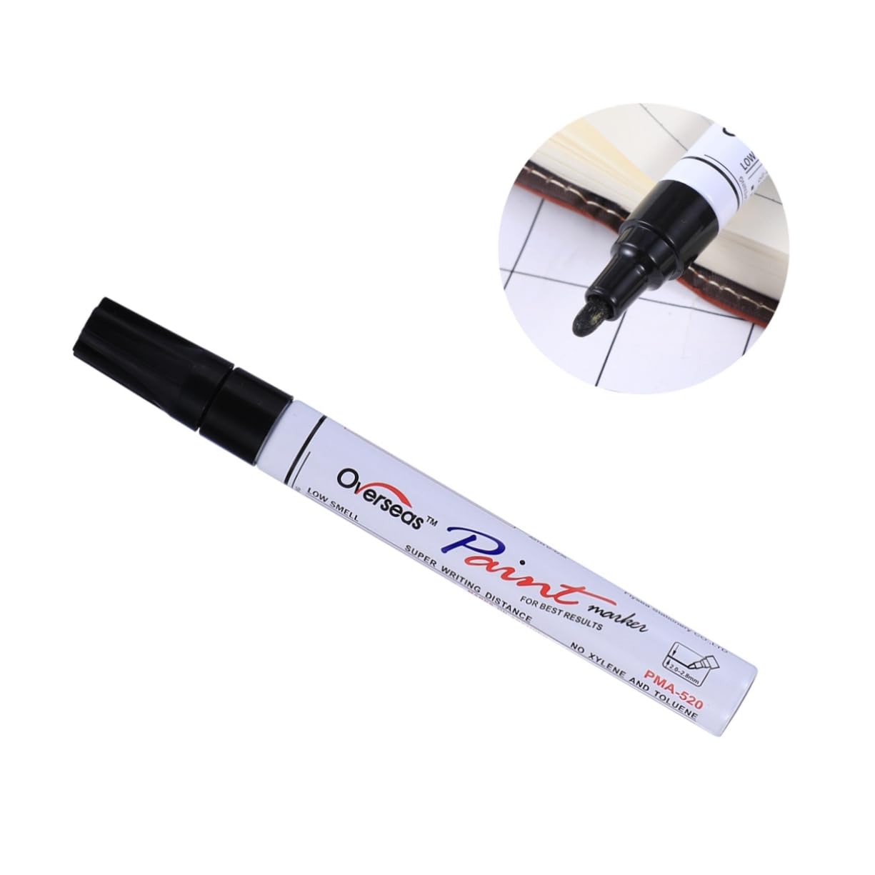 Wakauto Scratch Repair Pen - Automotive Touch Up Paint Marker for Cars, Trucks & Motorcycles | Graffiti & DIY Paint Marker Pens | Fix Scratches on Metal, Plastic & Glass | Perfect for Car Body, Windows & Home Repair Projects