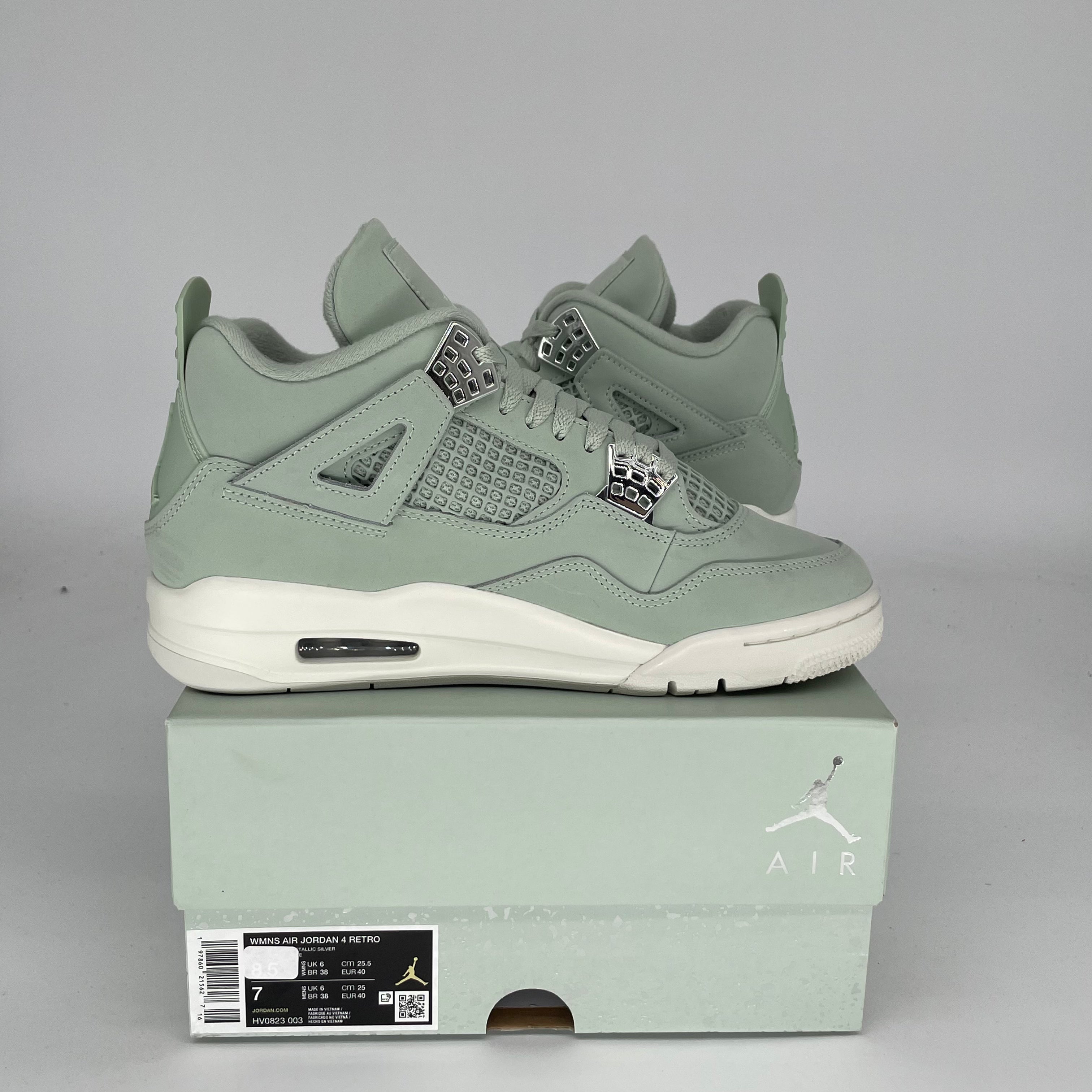 Air Jordan 4 Retro 'Seafoam Sail' Women's Size 7/8.5W - Style HV0823-003 | Sneakers for Running, Gym & Casual Wear