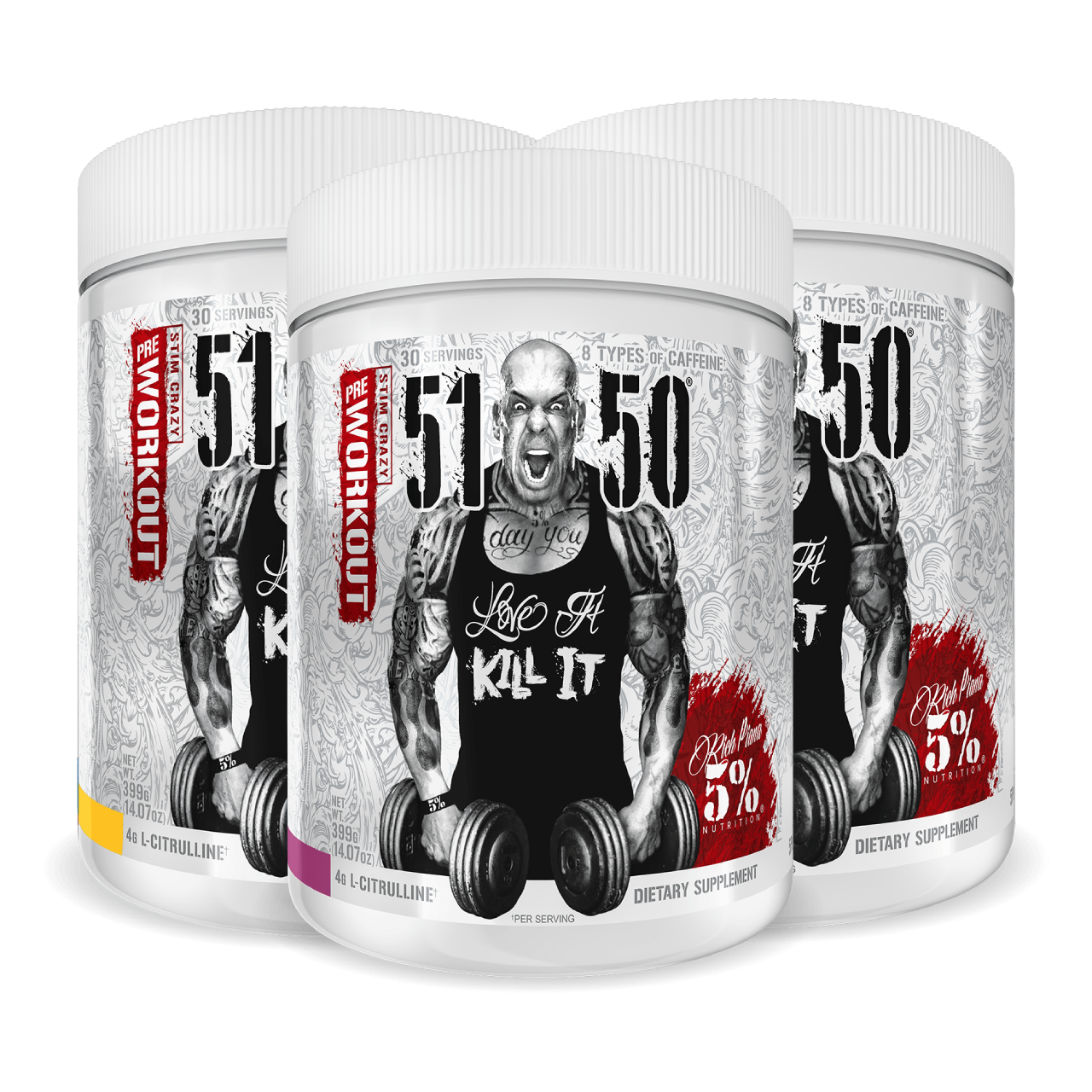 5% Nutrition 5150 Legendary Series Pre-Workout Supplement - 30 Servings for Energy & Focus - Ideal for Gym, Bodybuilding & Athletic Performance