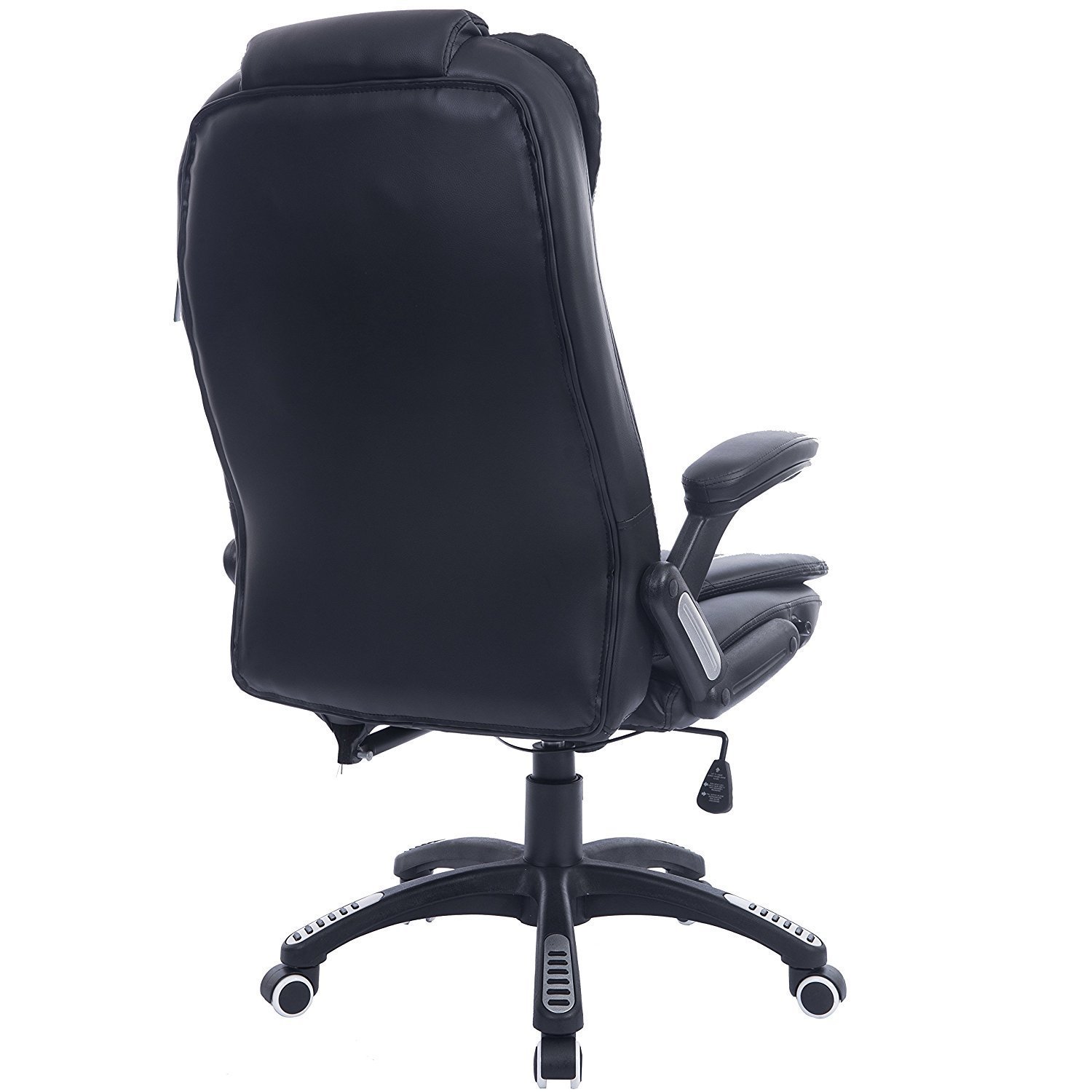 Premium High Back Executive Office Chair with Extra Padding & Recline - Black - Ideal for Home Office, Conference Rooms & Long Work Sessions