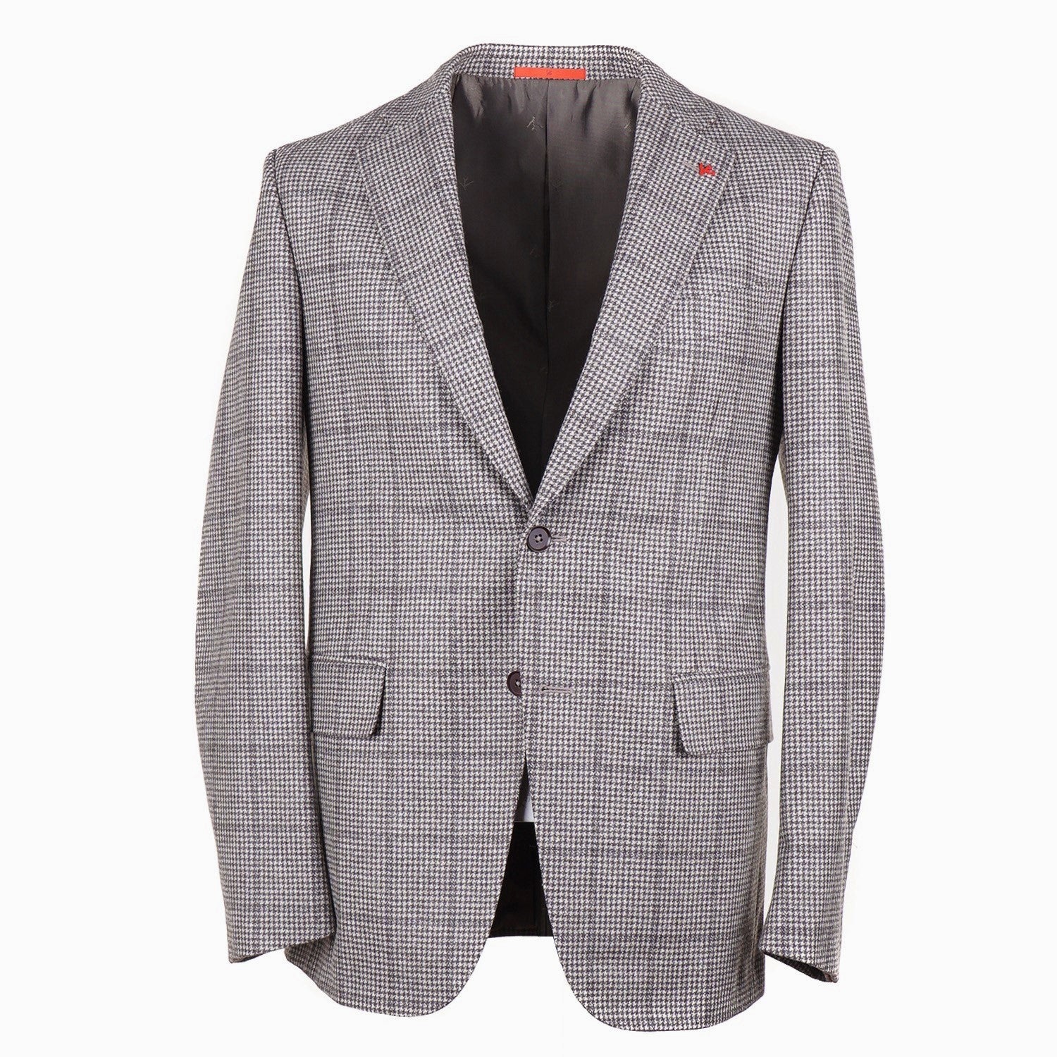 Isaia Soft Woven Check Wool Suit for Men - Premium Italian Tailored Business & Formal Attire - Perfect for Weddings, Office & Special Occasions