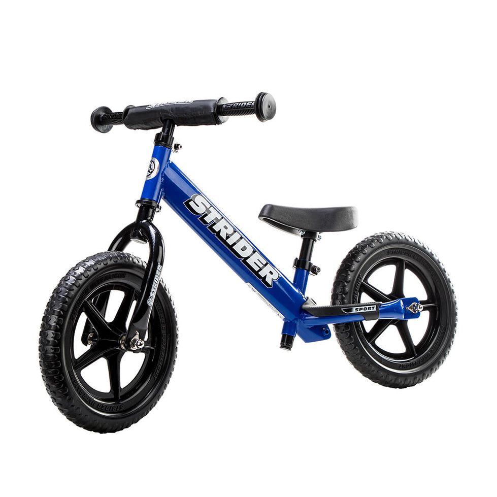 Strider 12 Sport Balance Bike for Kids Ages 1.5-5 Years | No-Pedal Toddler Bike for Learning to Ride | Lightweight Aluminum Frame | Indoor & Outdoor Use | Perfect First Bike for Boys & Girls