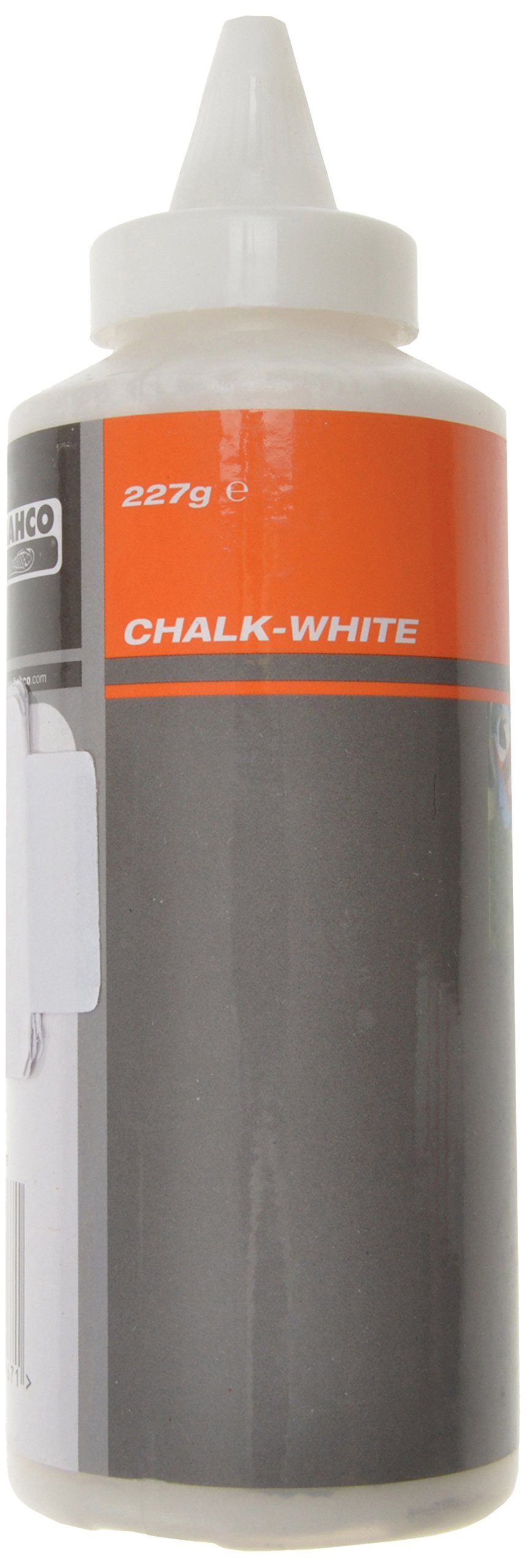 Bahco BAHCLWHITE White Chalk 8oz (227g) - Professional Marking Chalk for Construction, Tailoring & Outdoor Activities