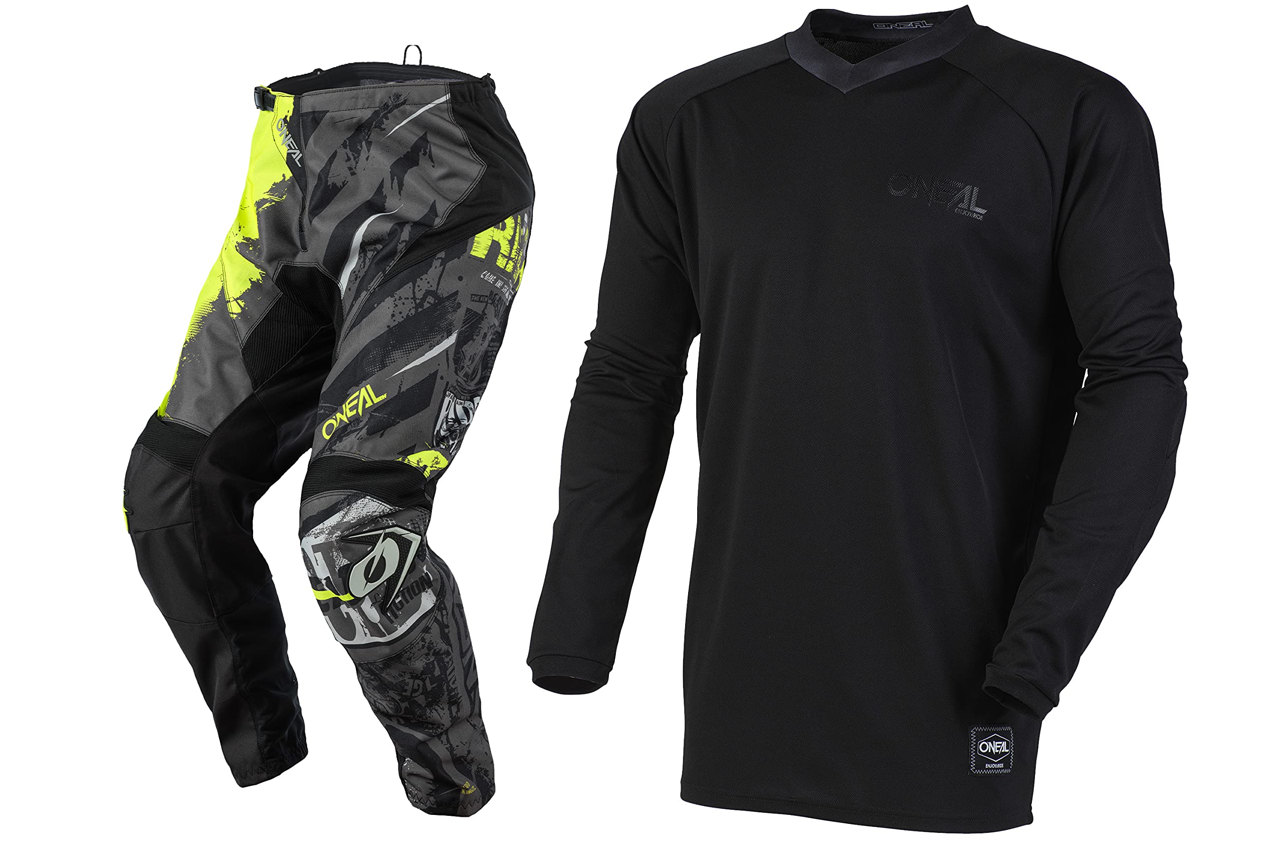 Oneal Element Classic Ride Jersey Pant Combo - Motorcycle Racing Gear for Men - Dirt Bike MX Jersey & Pants Set for Off-Road Riding & Motocross