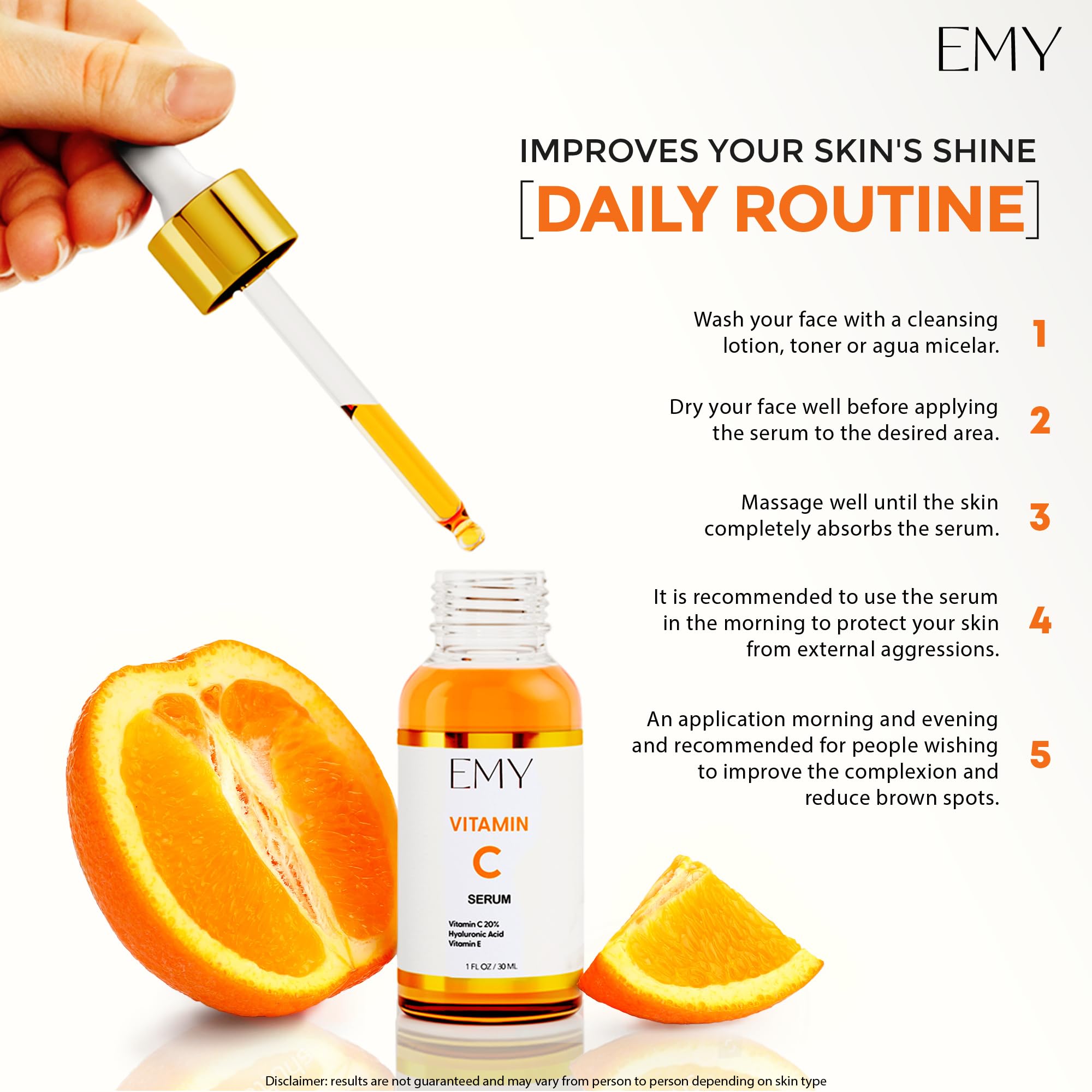 Best Vitamin C Serum with Hyaluronic Acid - Anti-Aging Face Moisturizer for Wrinkles & Fine Lines - Brightening & Plumping Cream with Collagen & Glycerin - Perfect for Daily Skincare Routine & Nighttime Hydration