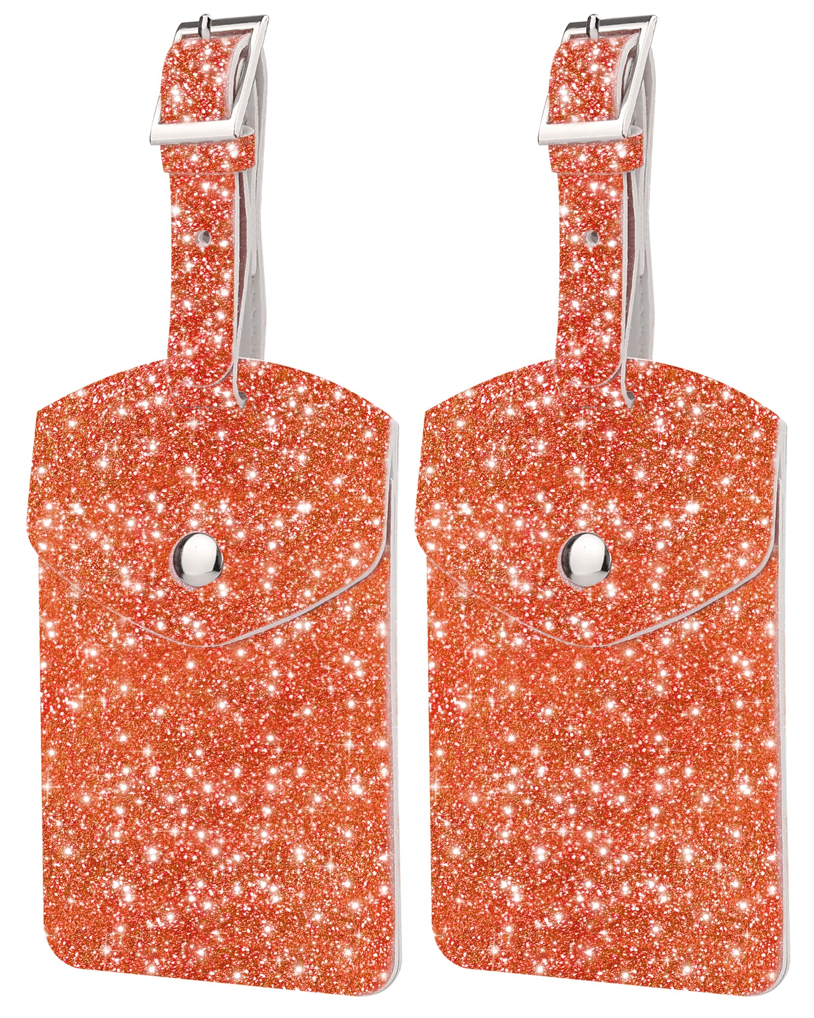 Premium Sodsay Leather Luggage Tags for Travel - 2 Pack with Privacy Flap | Durable Baggage ID Tags for Suitcases, Backpacks & Carry-Ons | Perfect for Business Trips, Vacations & Airport Security
