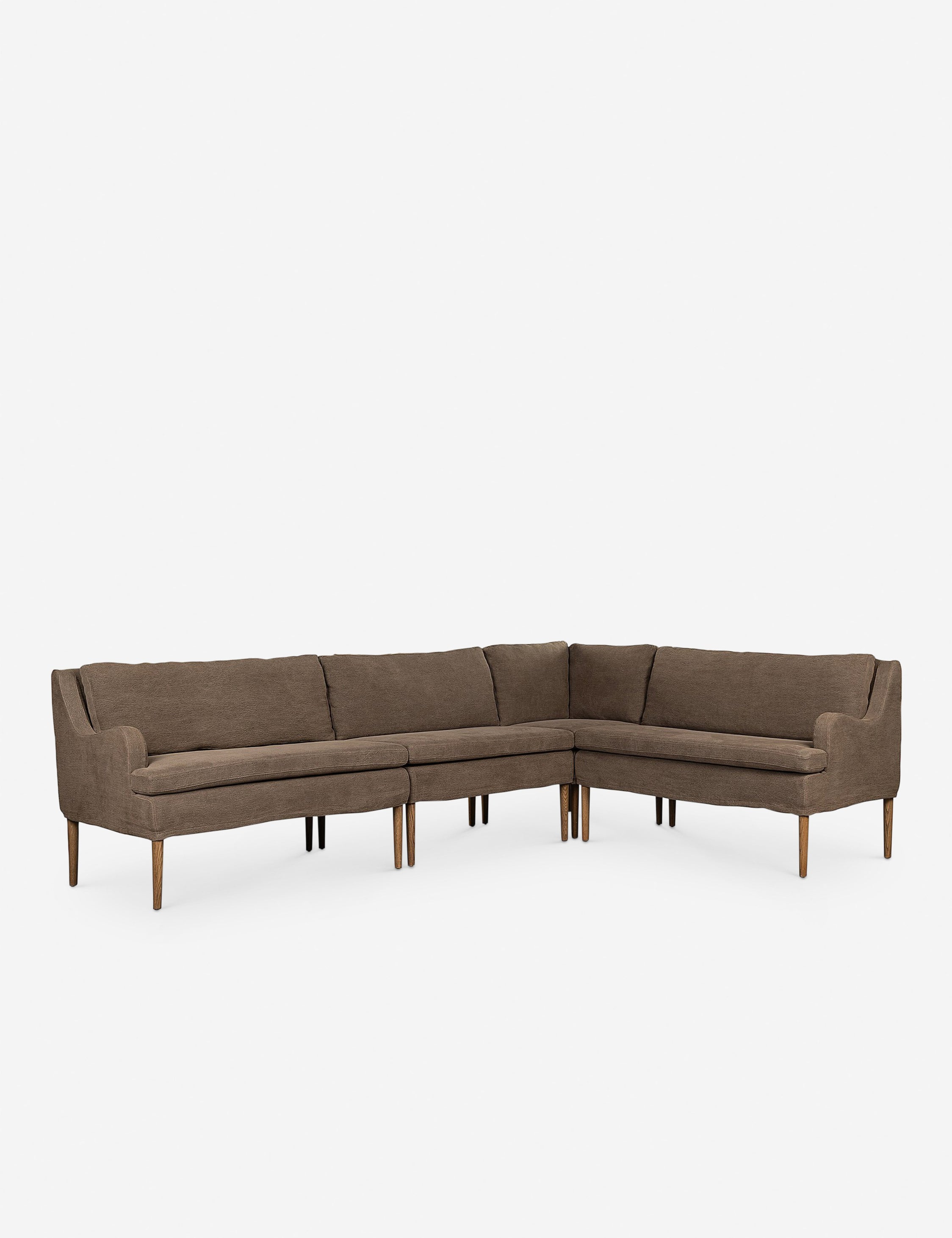 Aurelia Dining Banquette by Amber Lewis x Four Hands - Modern Upholstered Bench for Dining Room, Kitchen Nook & Entryway - Stylish Seating Solution for Home Decor