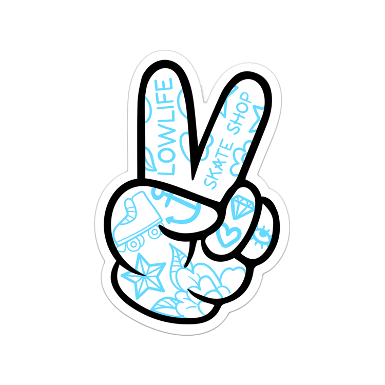 Peace Sign Stickers - Pack of 3 - Waterproof Vinyl Decals for Laptops, Phones, Cars & DIY Crafts - Trendy Hippie & Boho Decor