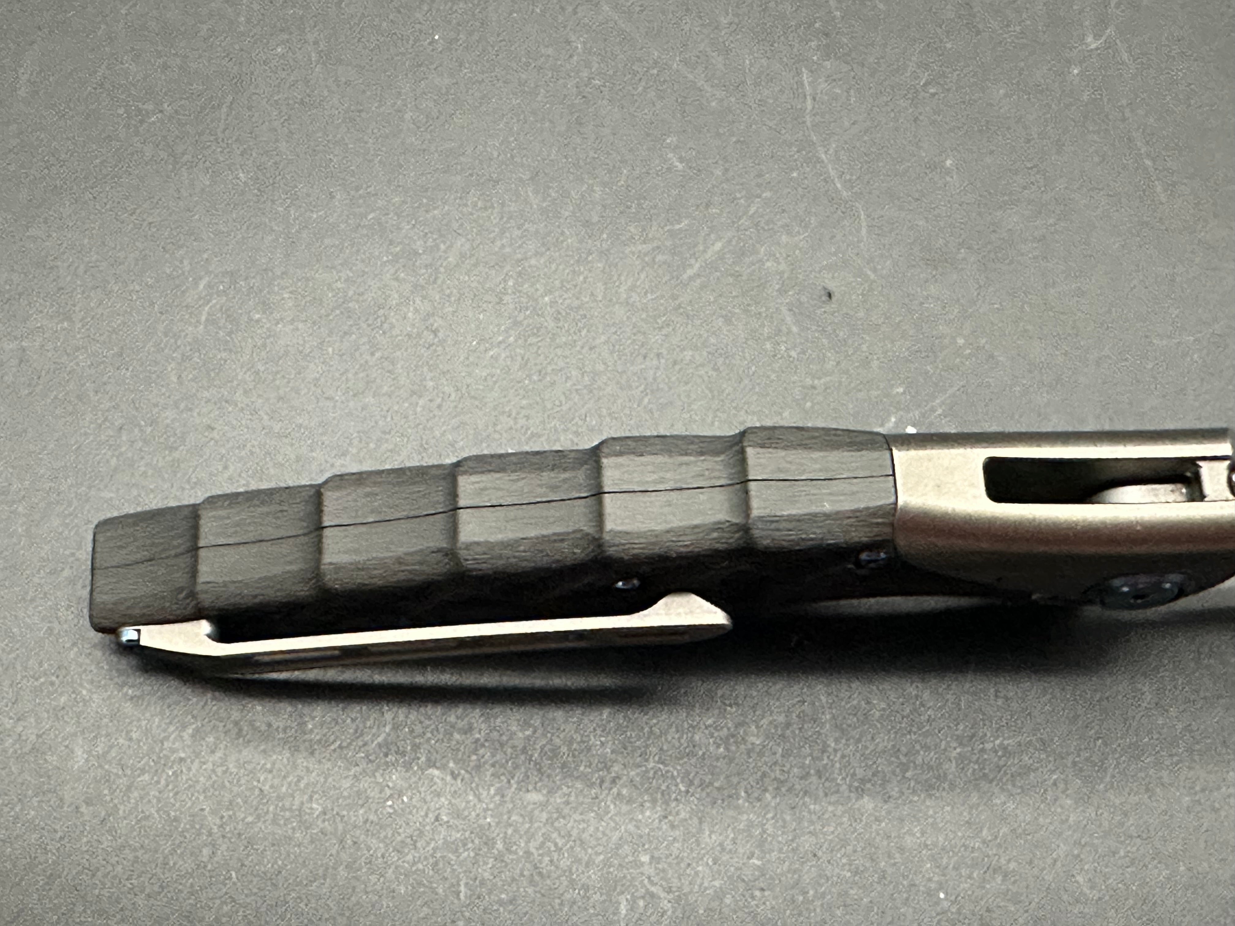 Rike Thor 7 B/CF Folding Knife - Premium M390 Steel Blade & Carbon Fiber Handle - EDC, Outdoor Survival, Camping, Hunting Gear
