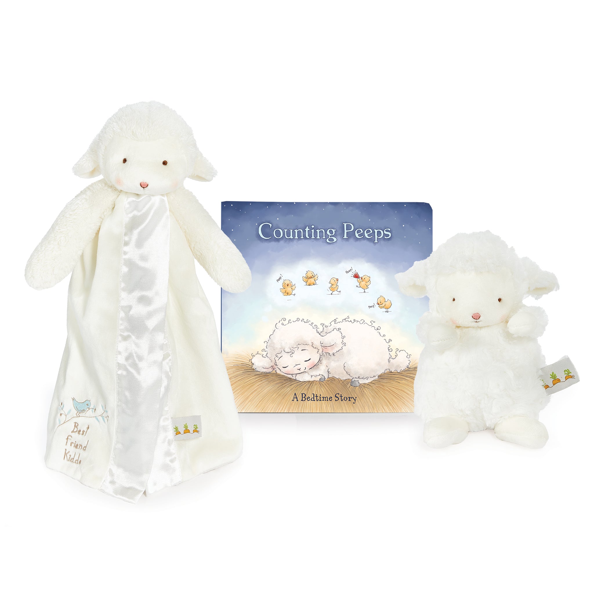 Sweet Little Lamb Baby Gift Set - Newborn Baby Shower Gift, Soft Plush Toy & Blanket Set for Boys & Girls - Perfect for Nursery Decor, Christening & First Birthday Gifts