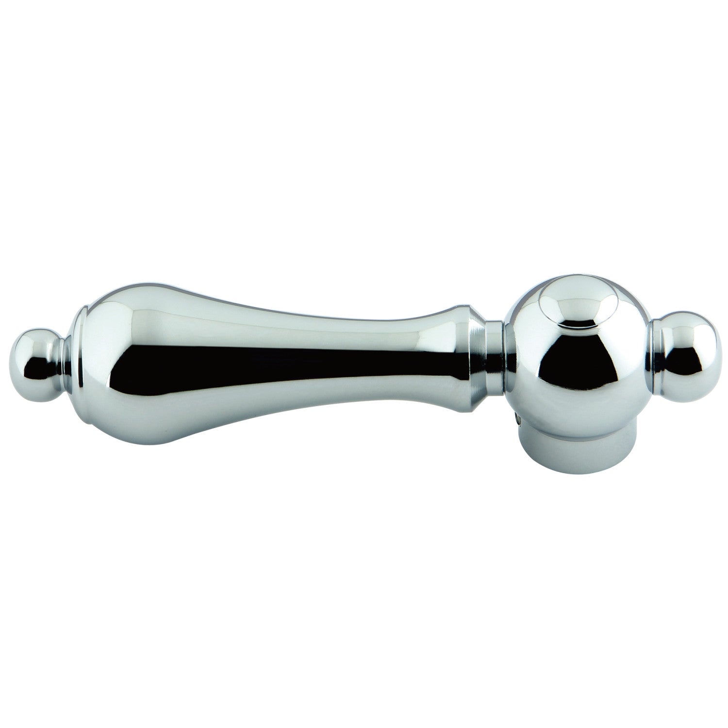 Vintage Brass Lever Handle - Polished Chrome Finish for Bathroom & Kitchen Faucets - Classic & Durable Hardware for Home Decor