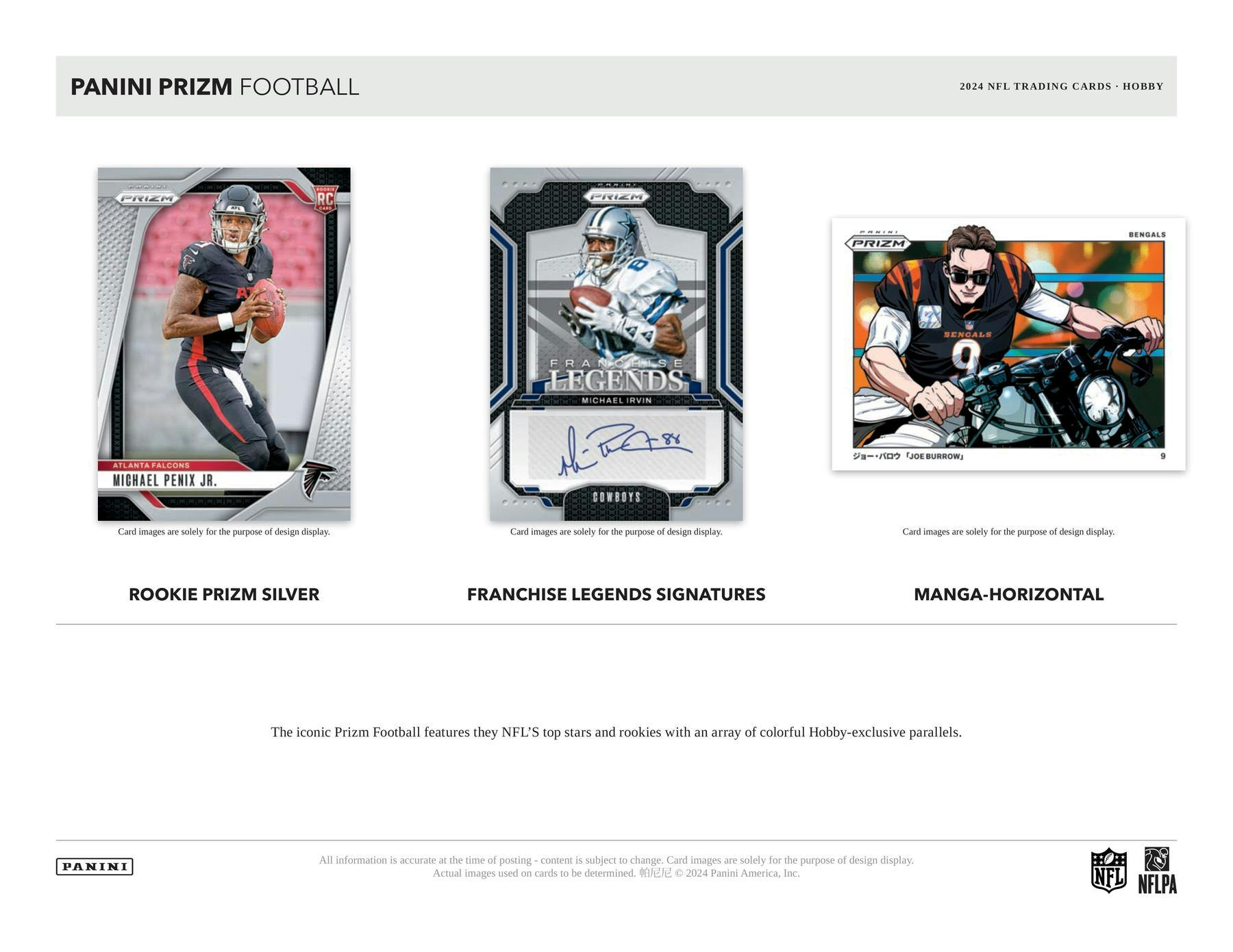 2024 Panini Prizm Football Hobby Box - 24 Packs with Exclusive Rookie Cards & Autographs | Perfect for Collectors, Fantasy Sports & Investment