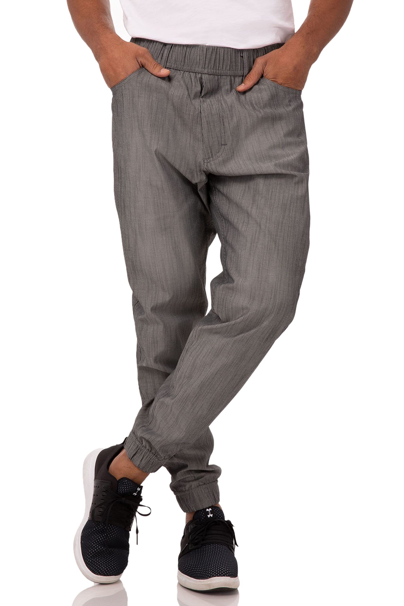 Chef Works Men's Jogger 257 Professional Chef Pants - Comfortable & Durable Kitchen Work Pants for Cooking, Baking & Restaurant Staff