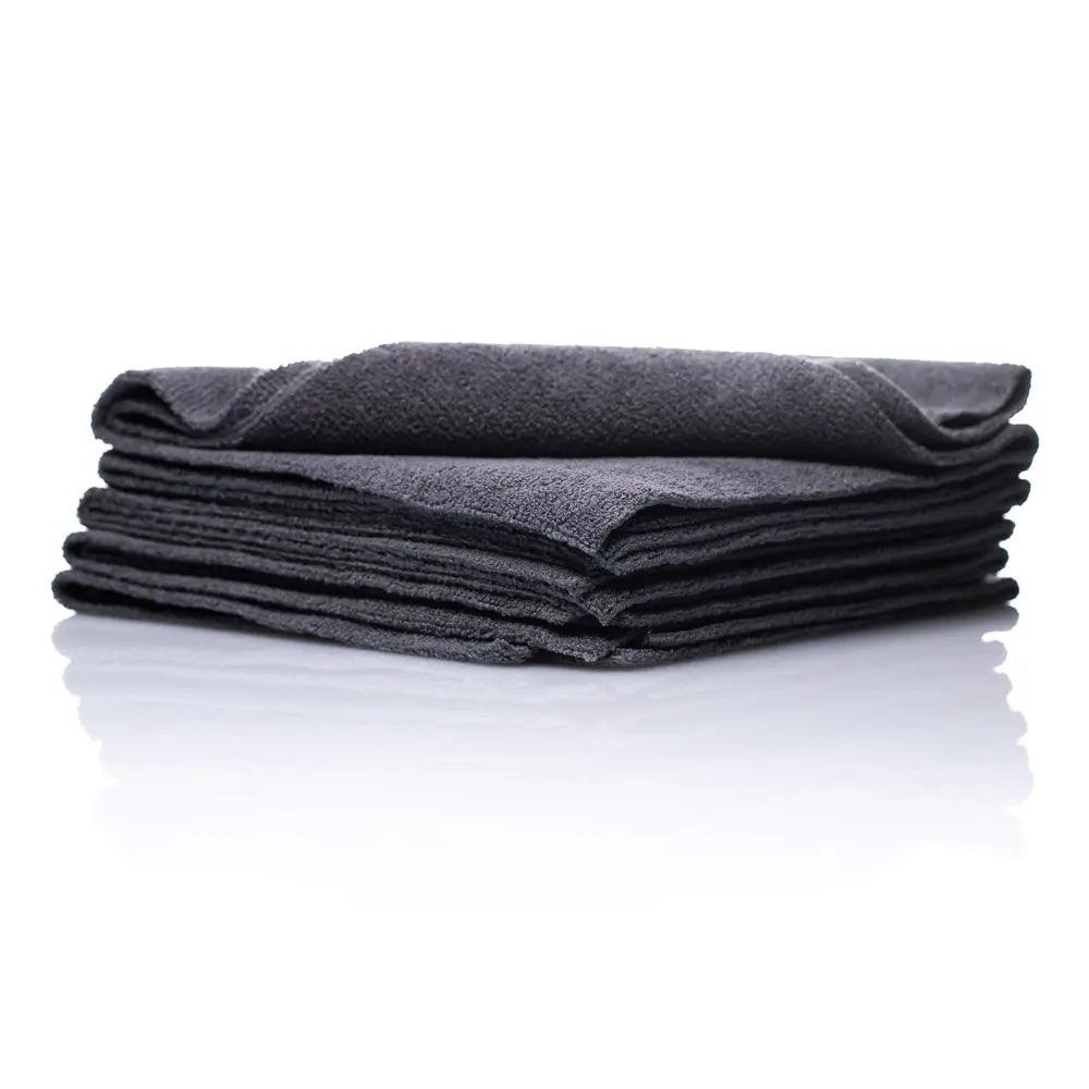 WORK STUFF Premium Microfiber Cleaning Towels (5 Pack) - Super Absorbent & Lint-Free for Cars, Windows, Kitchen & Household Cleaning